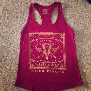 Stick figure music tank